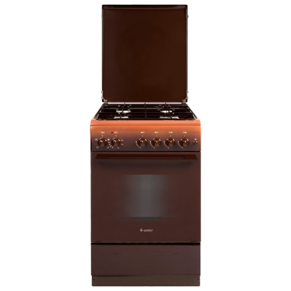 Aragaz Gefest 5102-01 0139 Brown Tipul plitei: Pe gaz, 60 l, Tipul cuptorului: Electric photo 1