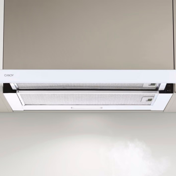 Hotă Candy CBT625/2W/1 White 60 cm, Recirculare, 332 m³/h photo 3