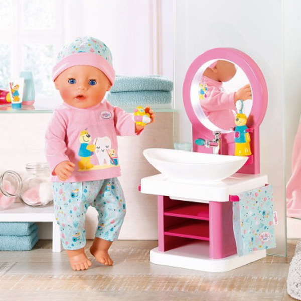 Мебель для кукол Zapf Baby Born Bath Toothcare Spa раковина 831953  3+ photo 4