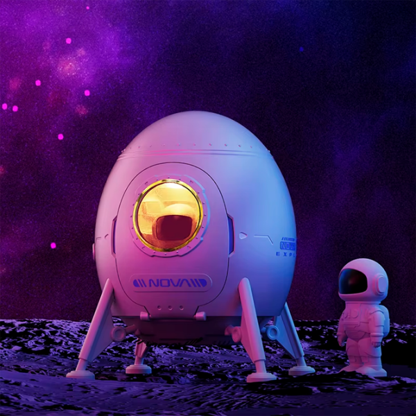 Проектор звезд Starry Sky Astronaut Lander Белый Универсальный, 3+ photo 4