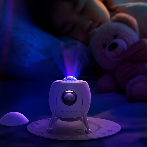Проектор звезд Starry Sky Astronaut Lander Белый Универсальный, 3+ photo 5