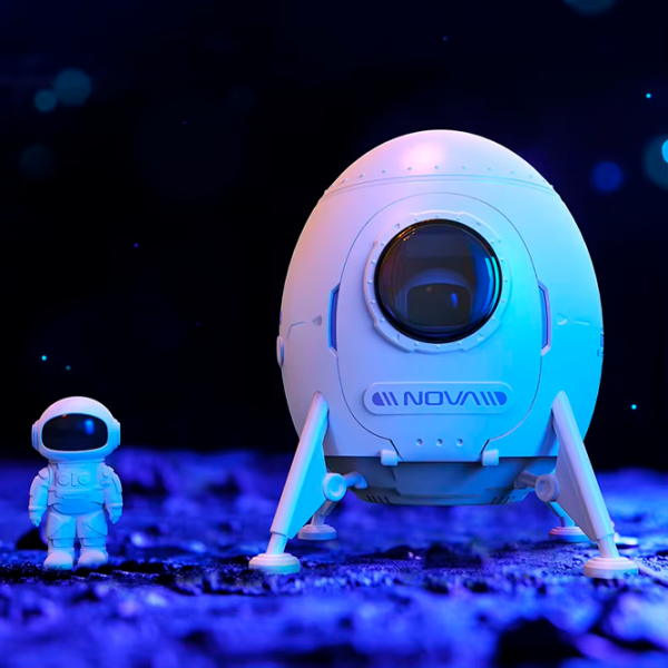 Проектор звезд Starry Sky Astronaut Lander Белый Универсальный, 3+ photo 6