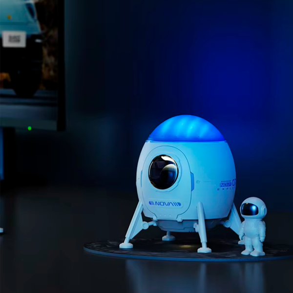 Проектор звезд Starry Sky Astronaut Lander Белый Универсальный, 3+ photo 8