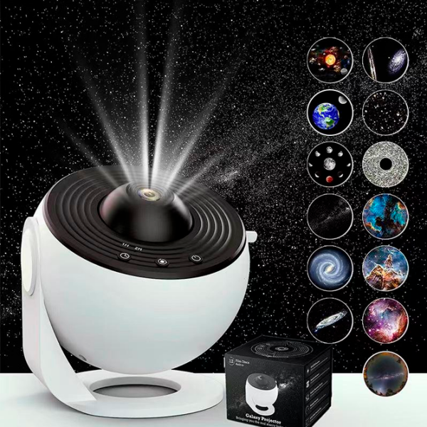 Проектор звезд Starry Sky Planetarium Galaxy Night Light 13 in 1 Белый Универсальный, 3+ photo 8