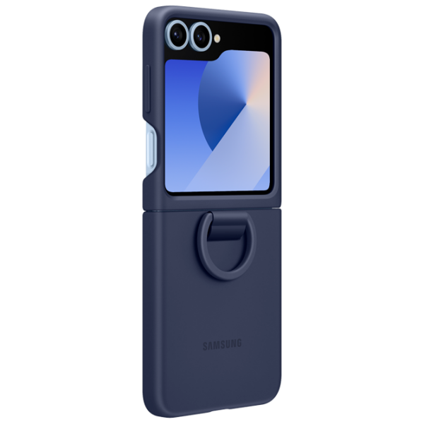 Husă pentru smartphone Samsung Galaxy Z Flip 6 (EF-PF741) Navy Blue Samsung, TPU, Back photo 4