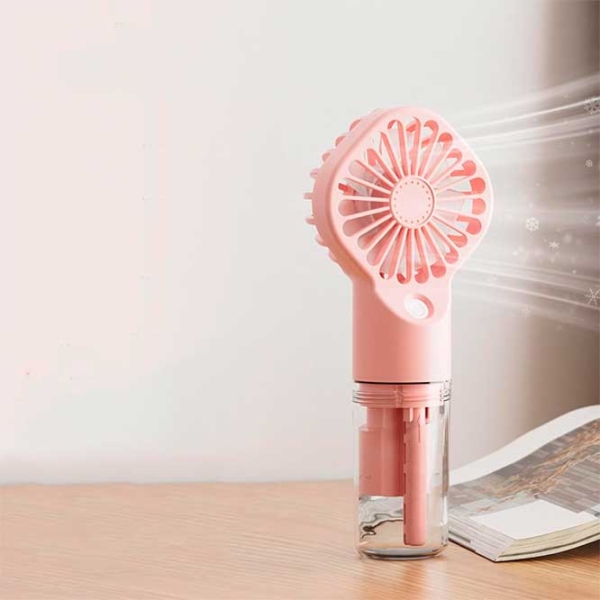 Ventilator HygroWave Hand Held Spray Fan Pink , Mecanic, Numărul de viteze: 4 photo 4