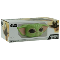 Cană Paladone Star Wars Grogu Shaped Mug V3 Green 300 ml