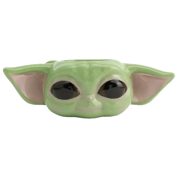 Cană Paladone Star Wars Grogu Shaped Mug V3 Green 300 ml photo 2