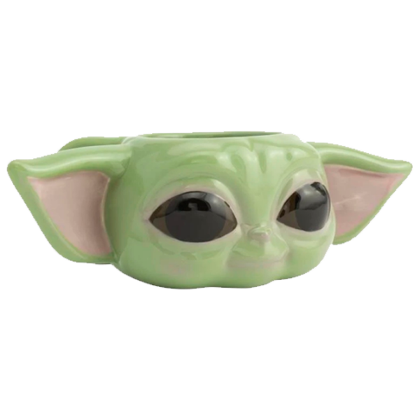 Cană Paladone Star Wars Grogu Shaped Mug V3 Green 300 ml photo 3