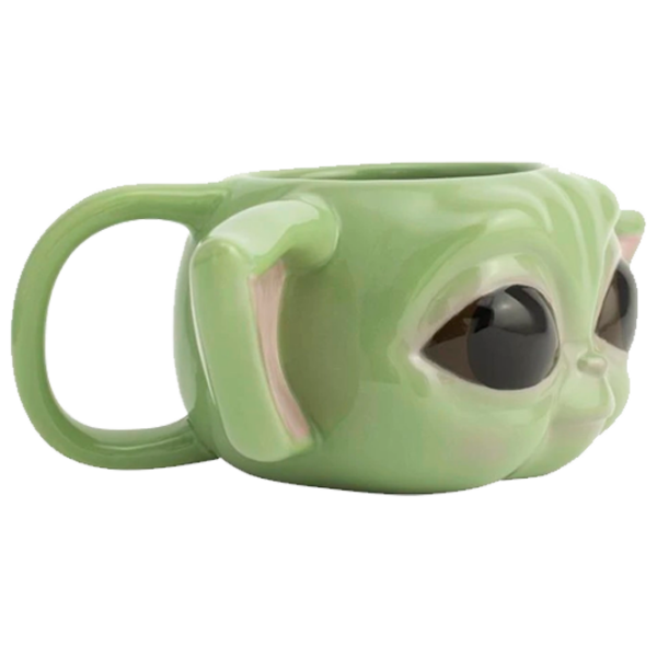 Cană Paladone Star Wars Grogu Shaped Mug V3 Green 300 ml photo 5
