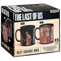 Cană Paladone The Last of Us XL Heat Change Mug Black 550 ml