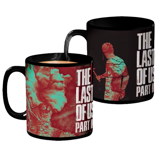 Cană Paladone The Last of Us XL Heat Change Mug Black 550 ml photo 2