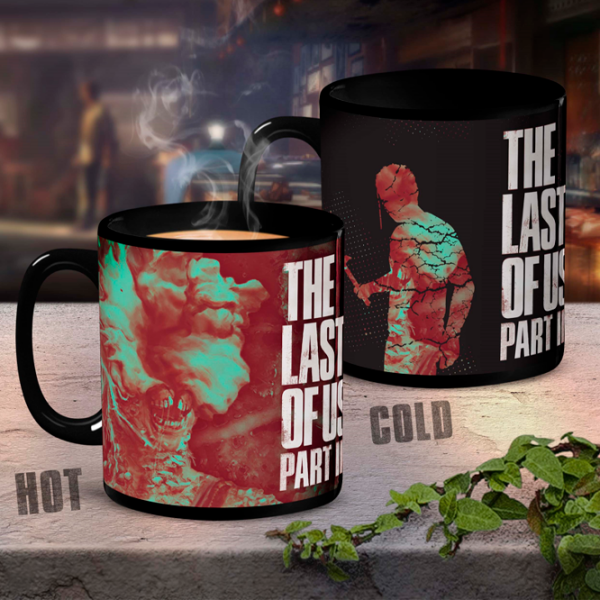 Cană Paladone The Last of Us XL Heat Change Mug Black 550 ml photo 3