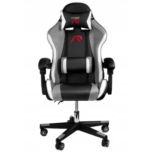 Scaun Gaming Jumi Aragon CM-439924 Gray White  photo 2