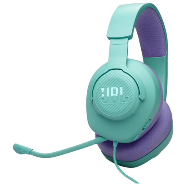 Căști JBL Quantum 100M2 Green Cu fir / Gaming / Over the ear photo 2