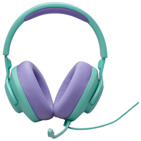 Căști JBL Quantum 100M2 Green Cu fir / Gaming / Over the ear photo 3