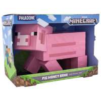  Pușculiță Paladone Pig Money Bank V2 PP6590MCFV2 Pink Minecraft
