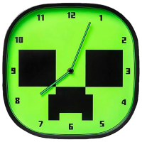 Ceas Paladone Creeper Glow In The Dark PP12045MCF Green Minecraft