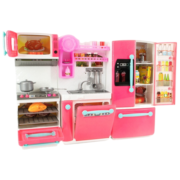 Mobilier pentru păpușă ICOM 7136701 set de bucătărie 6927136701080 3+ photo 1