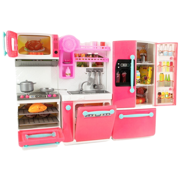 Mobilier pentru păpușă ICOM 7136701 set de bucătărie 6927136701080 3+ photo 1