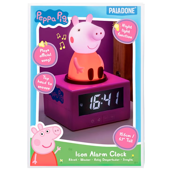 Deșteptător Paladone Icon Alarm Clock PP12729PP Pink Peppa Pig photo 1