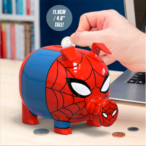  Pușculiță Paladone Spiderman SpiderHam Money Box PP13696SPM Red Marvel photo 3
