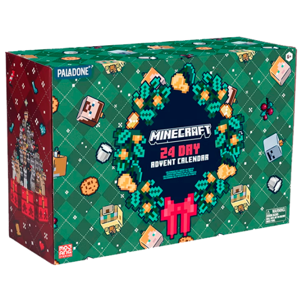 Calendar Paladone 24 Boxes Advent PP13846MCF Green Minecraft photo 1