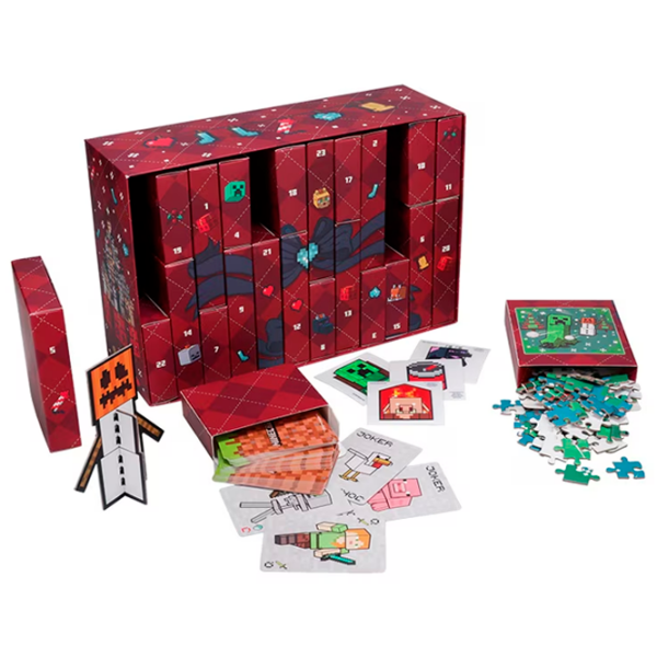 Calendar Paladone 24 Boxes Advent PP13846MCF Green Minecraft photo 2