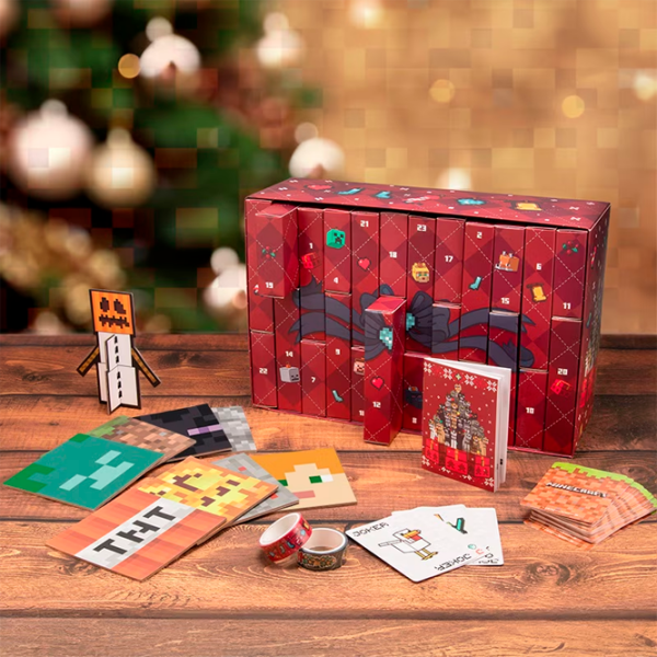 Calendar Paladone 24 Boxes Advent PP13846MCF Green Minecraft photo 5