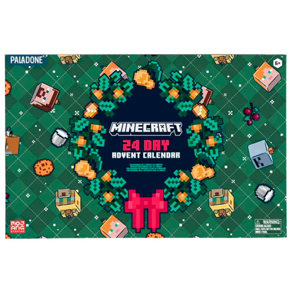 Calendar Paladone 24 Boxes Advent PP13846MCF Green Minecraft photo 6