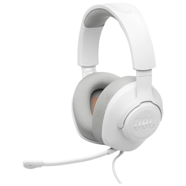 Căști JBL Quantum 100M2 White Cu fir / Gaming / Over the ear photo 1