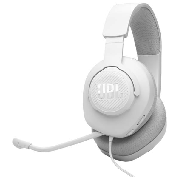 Căști JBL Quantum 100M2 White Cu fir / Gaming / Over the ear photo 2