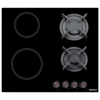 Plită încorporabilă combinată Backer HMB-602G2RAD Black