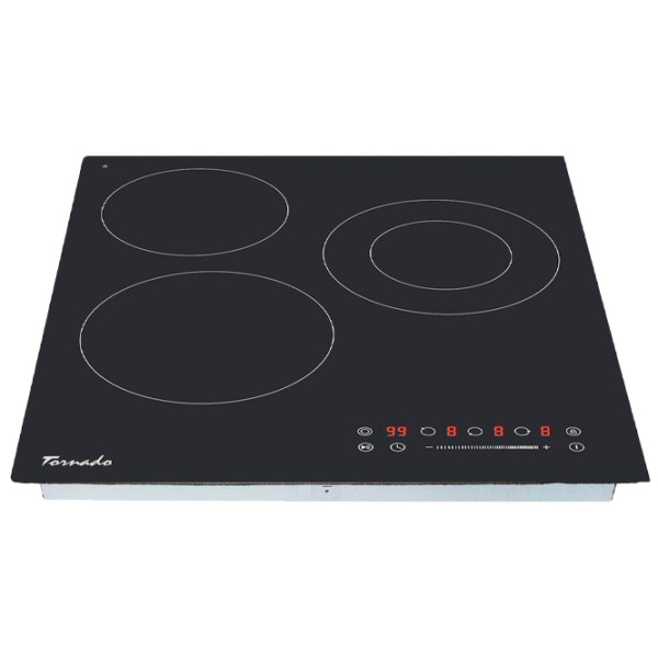 Plită încorporabilă pe gaz Tornado GTR-CT5003N Black Vitroceramică, 5000 W, Electric photo 1