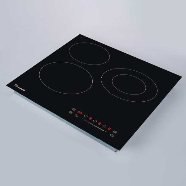 Plită încorporabilă pe gaz Tornado GTR-CT5003N Black Vitroceramică, 5000 W, Electric photo 4