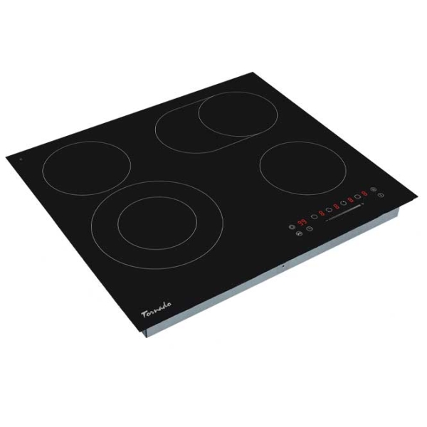 Plită încorporabilă electrică Tornado GTR-CF6603N Black Vitroceramică, 6600 W, Electric photo 3