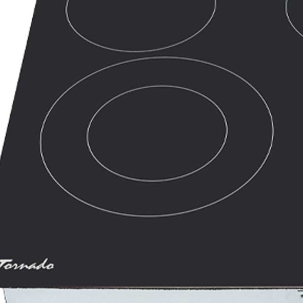 Plită încorporabilă electrică Tornado GTR-CF6603N Black Vitroceramică, 6600 W, Electric photo 5
