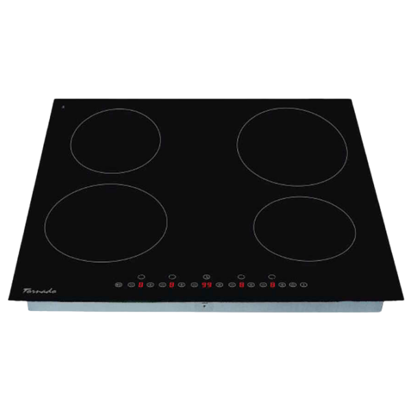 Plită încorporabilă electrică Tornado GTR-604NN Black Vitroceramică, 6000 W, Hi-light photo 1
