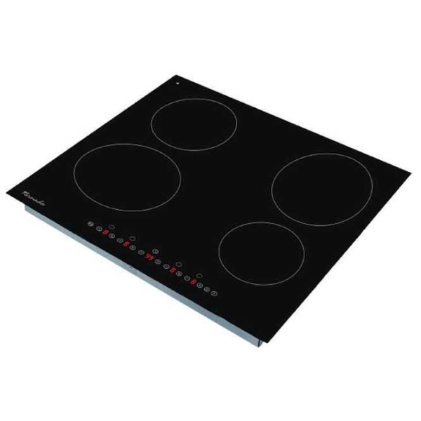 Plită încorporabilă electrică Tornado GTR-604NN Black Vitroceramică, 6000 W, Hi-light photo 4