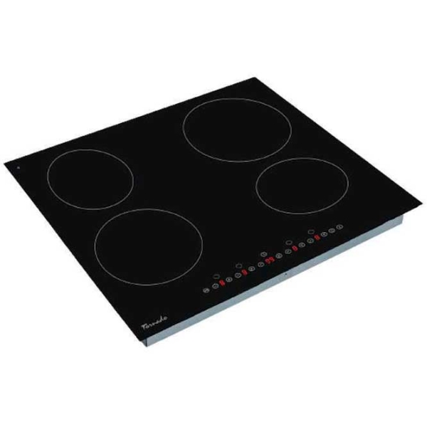 Plită încorporabilă electrică Tornado GTR-604NN Black Vitroceramică, 6000 W, Hi-light photo 5