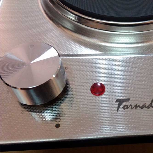 Plită încorporabilă electrică Tornado TEXTUR 2EL Inox Inox, 3000 W, Electric photo 4