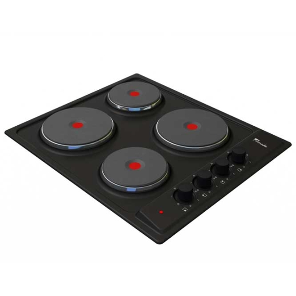 Plită încorporabilă electrică Tornado EL 4P Anthracite Inox, 7000 W, Electric photo 4