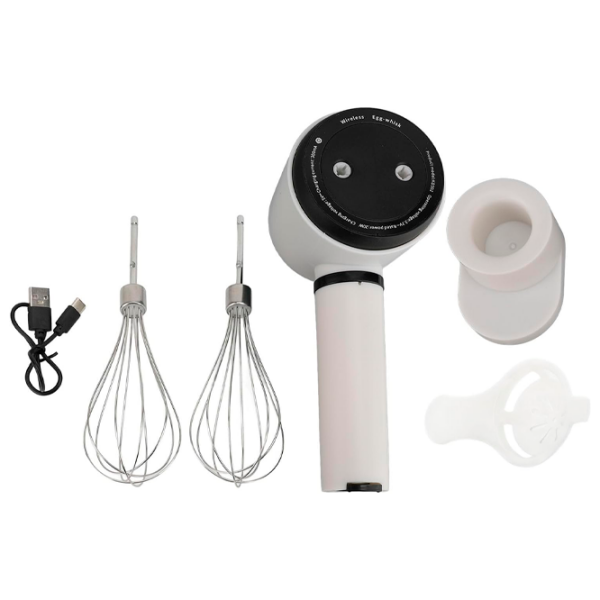 Mixer MixCream Electric Egg Beater White 50 W, Numărul de viteze: 3, Regim turbo photo 2