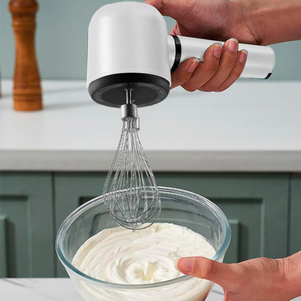 Mixer MixCream Electric Egg Beater White 50 W, Numărul de viteze: 3, Regim turbo photo 7