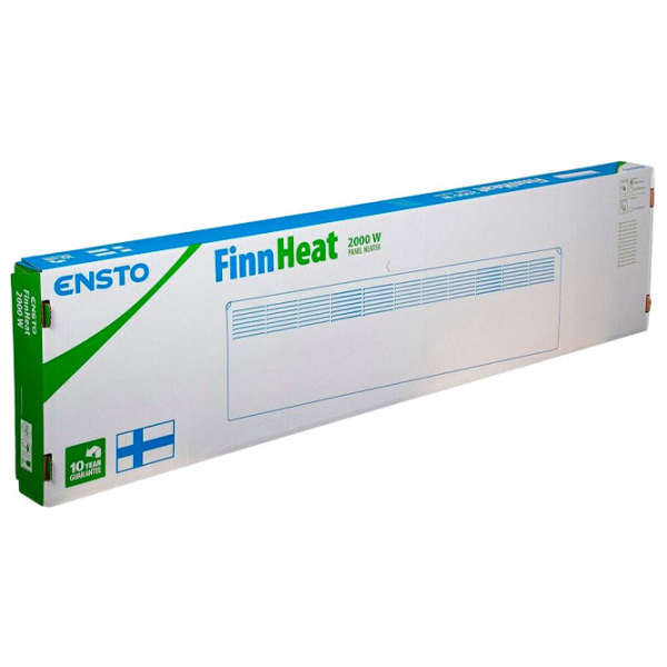 Convector Ensto EPHBM20P White 25 m², 2000 W, Mecanic, Pe podea photo 4