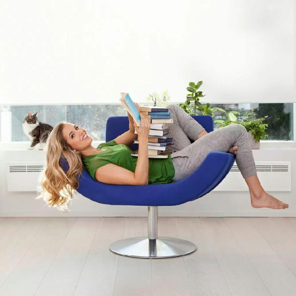 Convector Ensto EPHBM20P White 25 m², 2000 W, Mecanic, Pe podea photo 6
