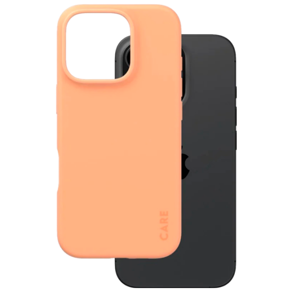 Чехол для смартфона Apple iPhone 16 Pro Max (Care) Peach Оранжевый PanzerGlass, ТПУ, Back photo 2