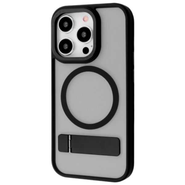 Чехол для смартфона Apple iPhone 16 Pro (Mainstay) Прозрачный Черный Proove, ТПУ, MagSafe Back