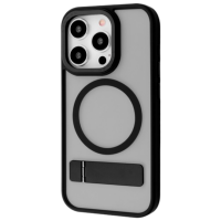 Чехол для смартфона Apple iPhone 16 Pro (Mainstay) Прозрачный Черный Proove, ТПУ, MagSafe Back