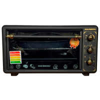 Cuptor electric HAUSBERG HB8001RST Black 1400 W, 48 l